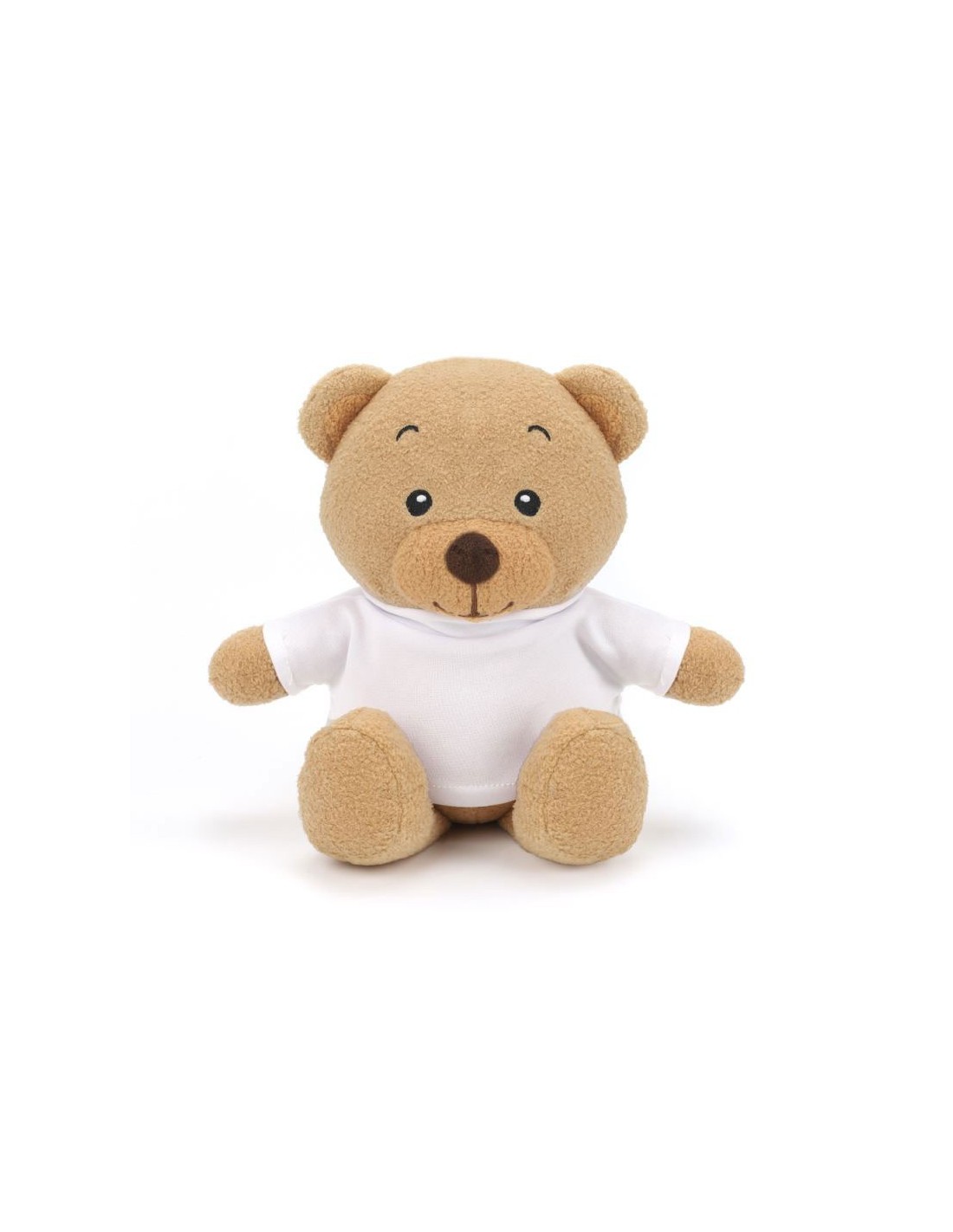 grafiek Voorlopige naam vrijdag Retro Teddy beer | Licht Bruin 22 cm | met Sublimatie shirt