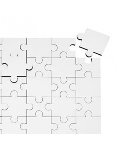 MDF, Puzzel, 60 stukjes, 25x36,...