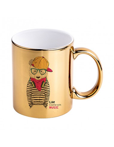 Mok Hoogglans Metalic Goud | 11oz |...