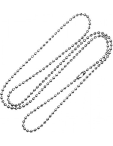 Halsketting Bolletjes | 75cm | Zilver