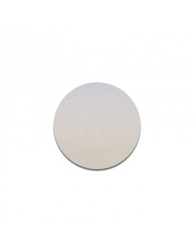 Aluminium Plaatje | Wit&Zilver | Rond...