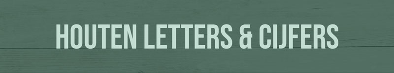 Houten Letters & Cijfers Blanco Sublimatie Artikelen